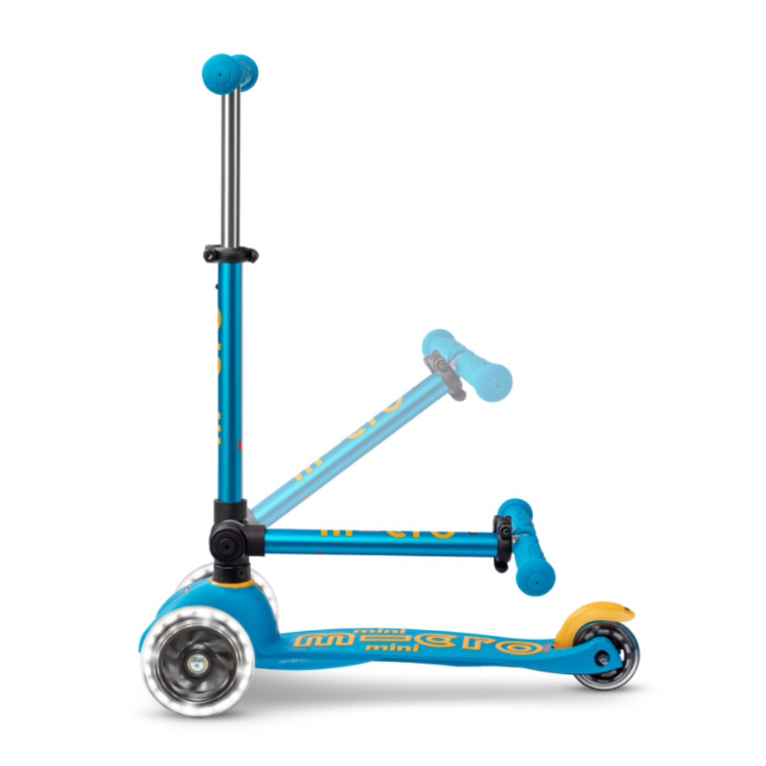 Micro Step Mini Deluxe inklapbaar LED Ocean Blue
