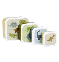A Little Lovely Company Lunch & snack box set Dinosaurussen