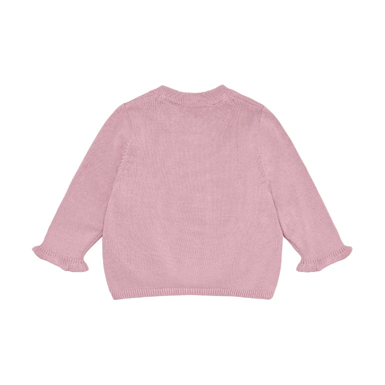 Fixoni Cardigan Knit Bleached Mauve