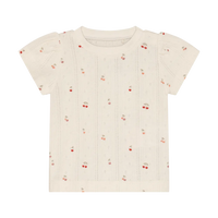Fixoni Shirt Pointelle Eggnog