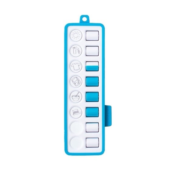 Dagplanner Checkpad Blauw