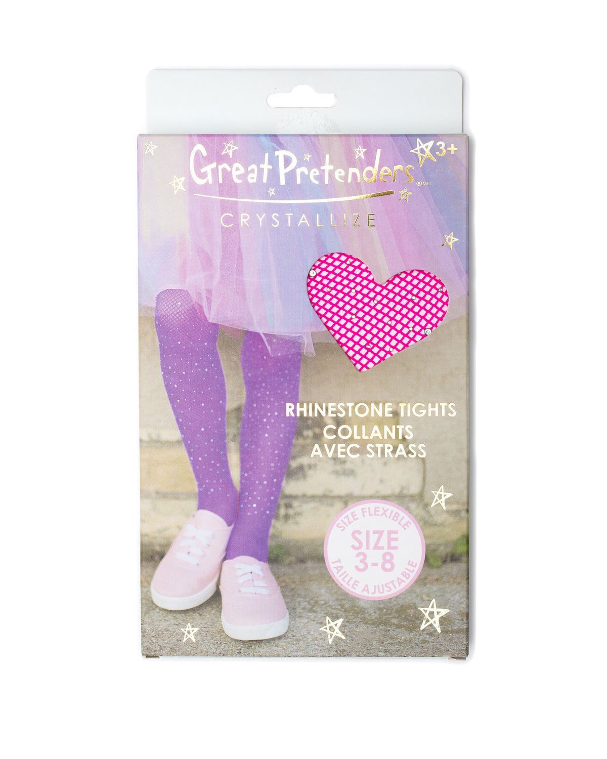 Great Pretenders Panty Hot Pink met Rhinestone 3 tot 8 jaar