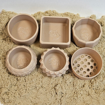 Grennn Set Mini Speelbakjes (6 stuks)