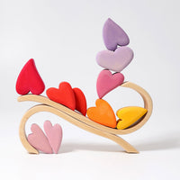 Grimm's Houten Blokkenset Roze Hart