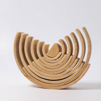 Grimm's Houten Regenboog Naturel Groot
