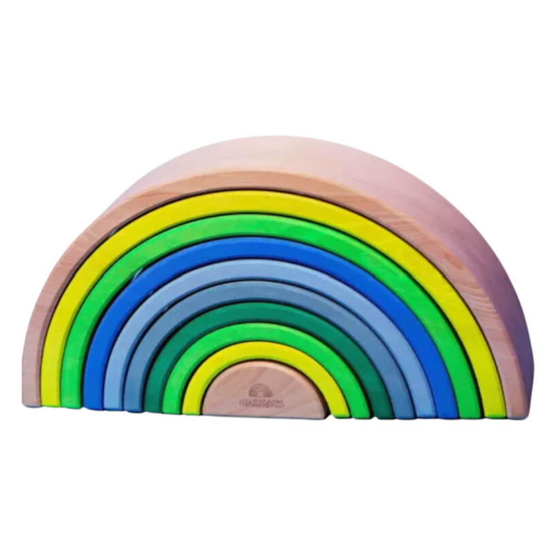 Grimm's Houten Regenboog Neon Groen