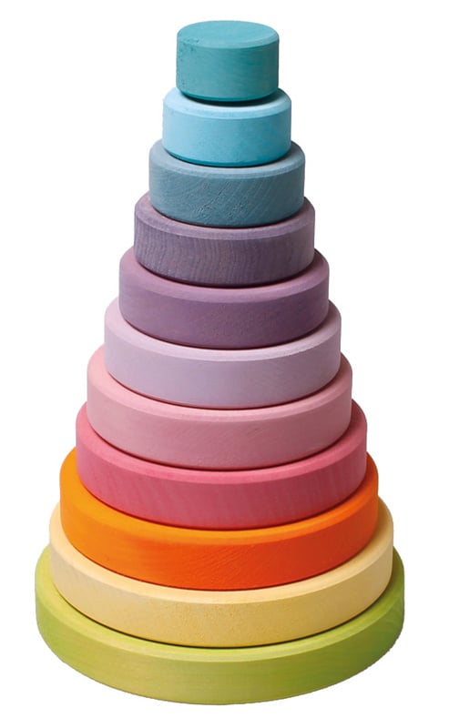 Grimm's Houten Stapeltoren Pastel