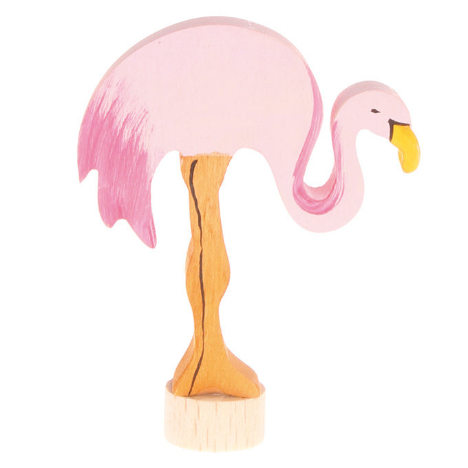 Grimm's Houten Steker Flamingo
