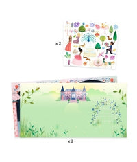Djeco Herbruikbare stickers | Het kasteel