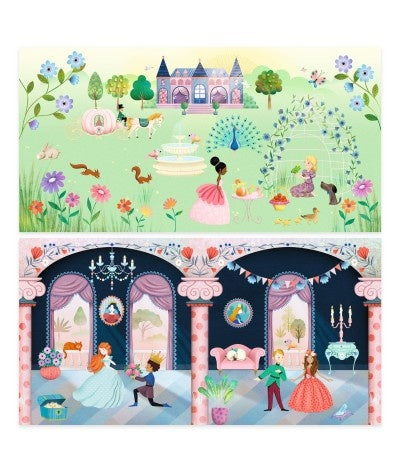 Djeco Herbruikbare stickers | Het kasteel