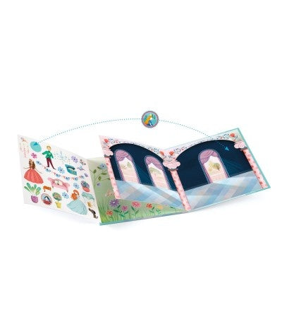 Djeco Herbruikbare stickers | Het kasteel