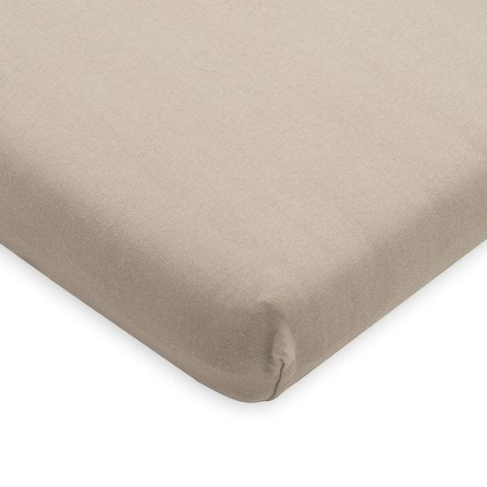 Jollein Hoeslaken jersey 40/50x80/90cm nougat