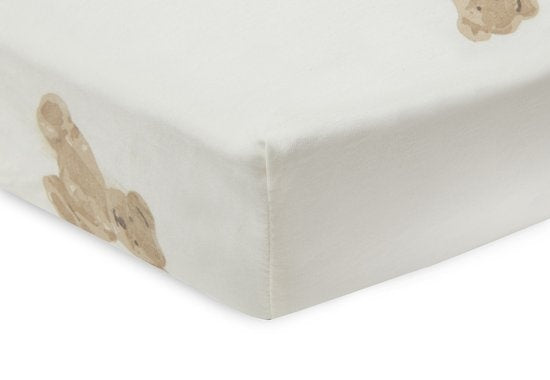 Jollein Hoeslaken Jersey 40/50x80/90cm Teddy Bear