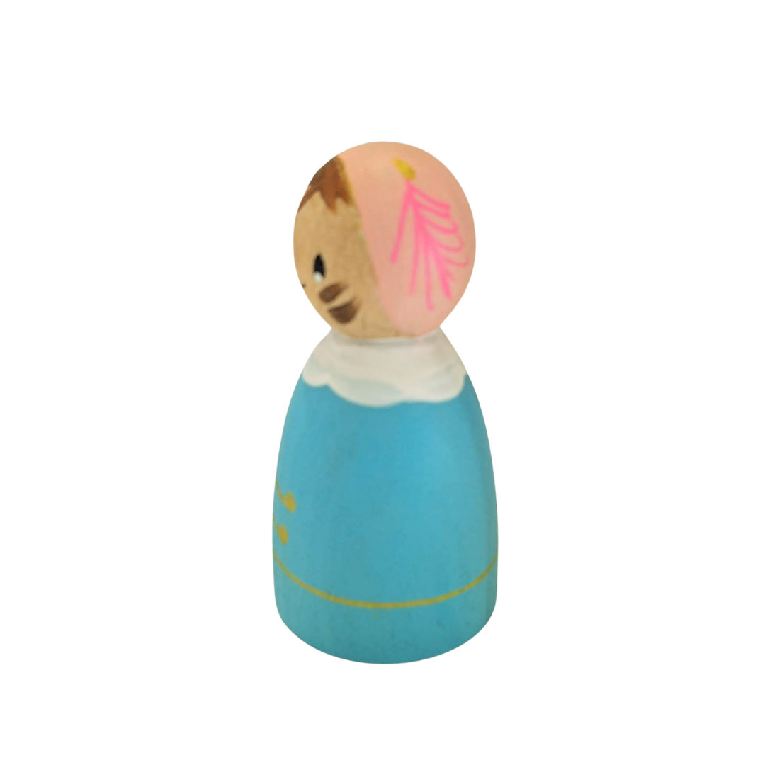 Houten Pietje Lazy Lama