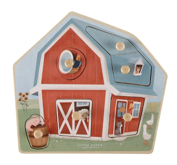 Little Dutch Houten Puzzel | Little Farm