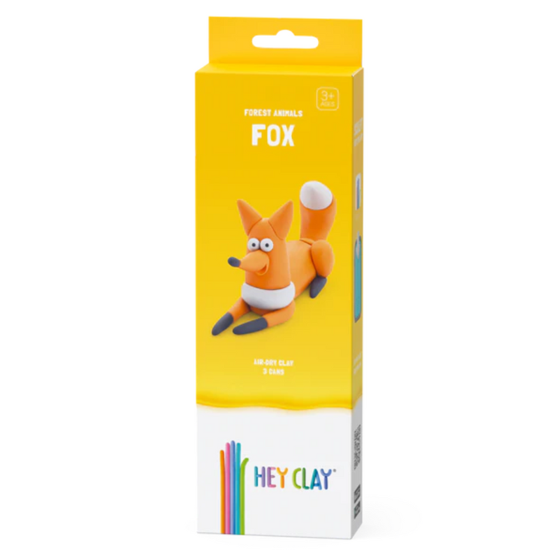 Hey Clay Interactieve Boetseerklei Fox (3 kleuren)