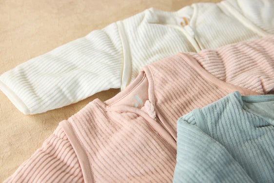 Jollein Slaapzak Rib Wild Rose met Afritsbare Mouwen