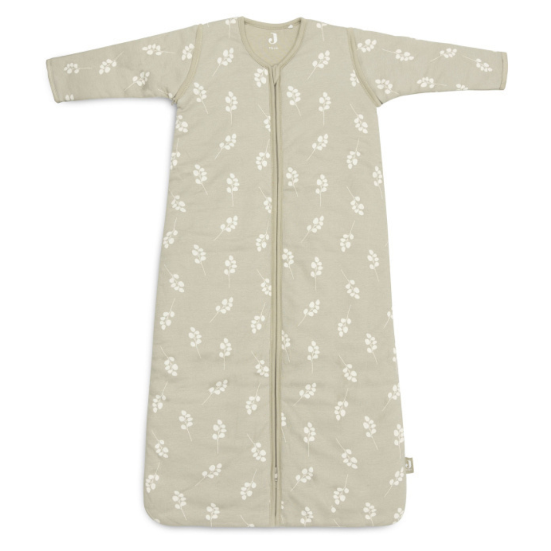 Jollein Slaapzak Twig Olive Green met Afritsbare Mouwen