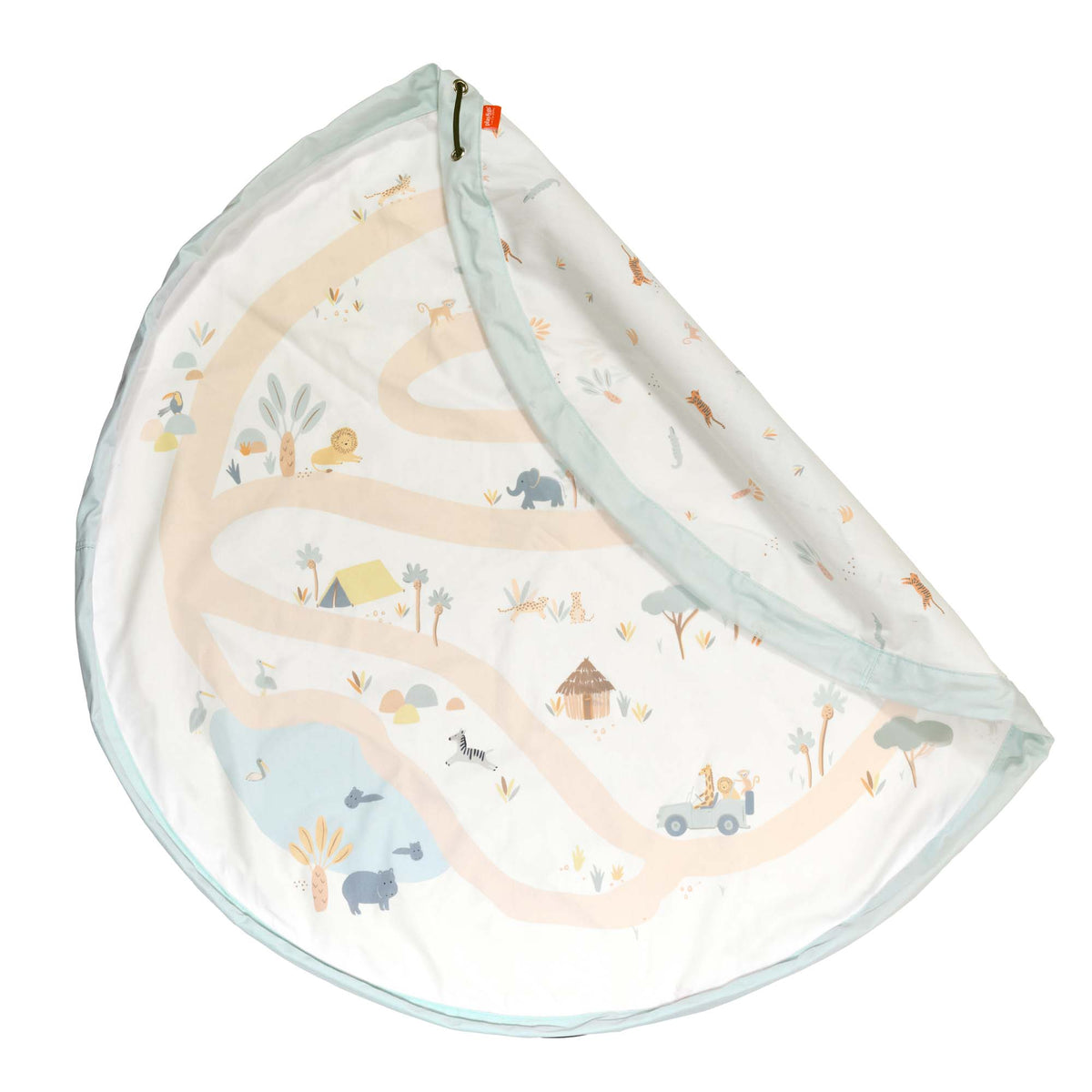 3-in-1 speelkleed & opbergzak - jungle