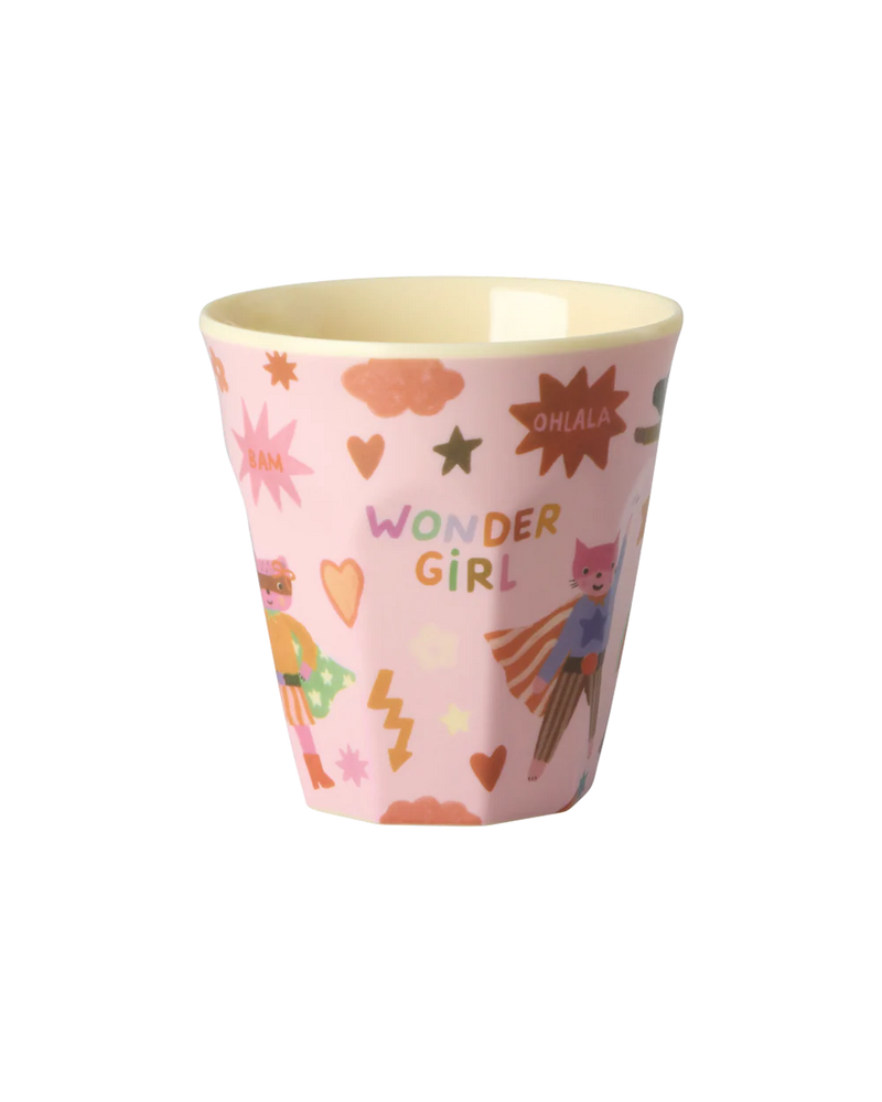Rice Melamine Beker - Small - Hero Roze