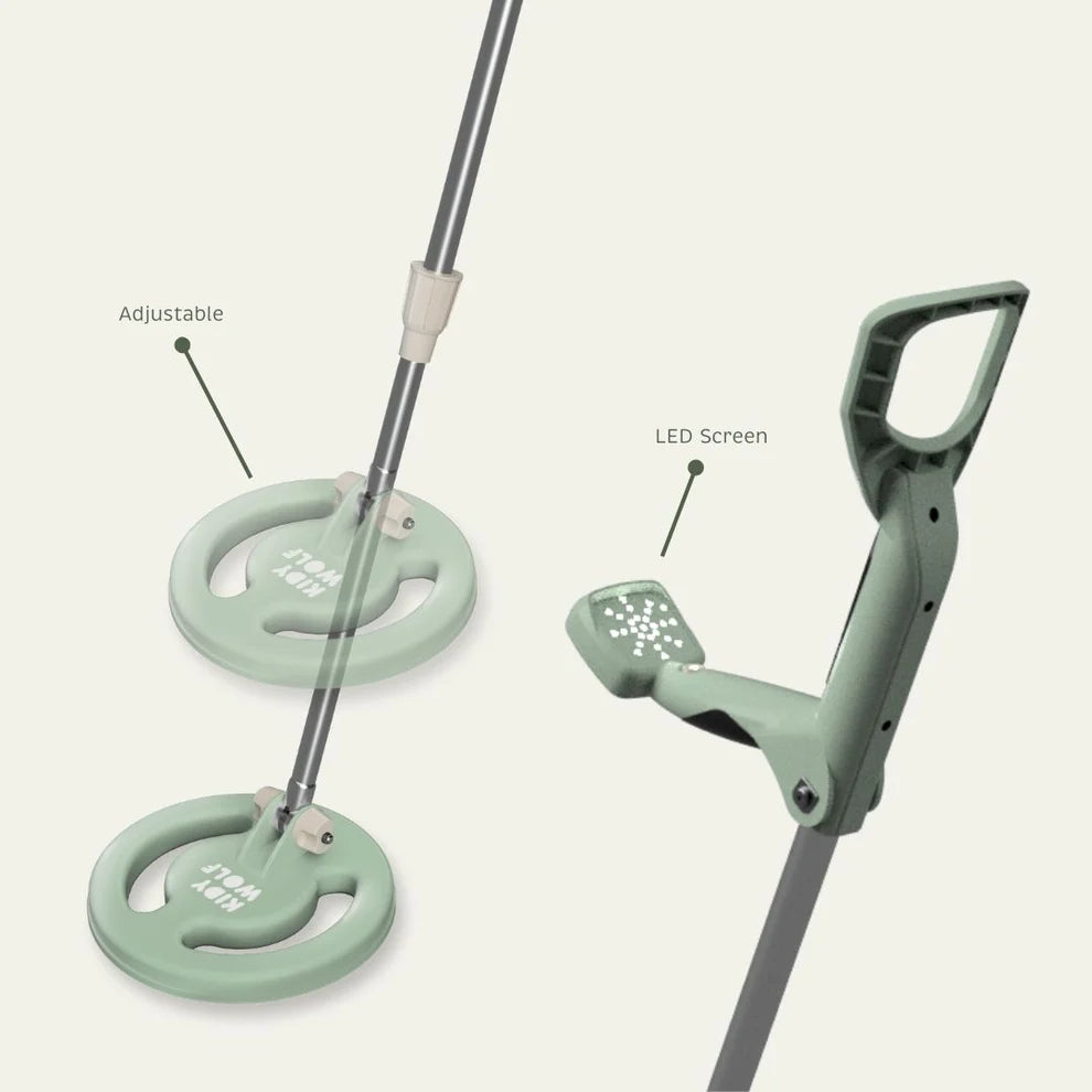 KidyWolf KIDYMETAL Metaaldetector Groen