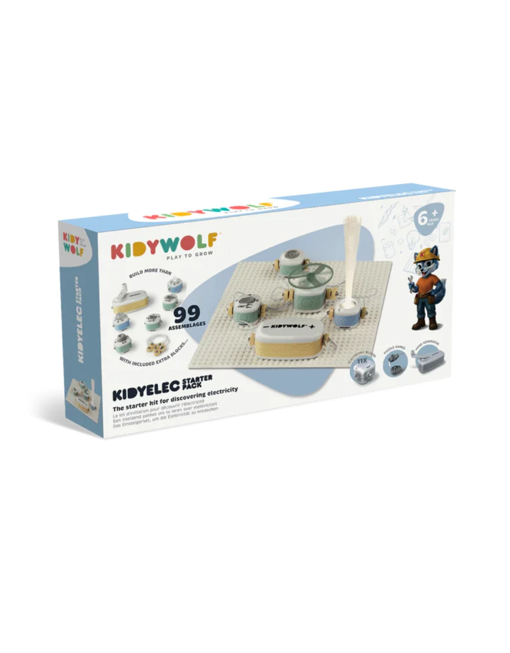 KidyWolf KIDYELEC - Mijn eerste Elektriciteitsset - Starter