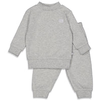 Feetje Pyjama's Pyjama Wafel Grey Melange