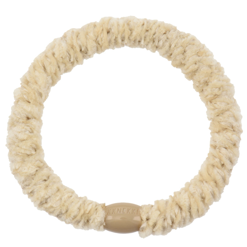 Kknekki Haarelastiekje Velvet Creme