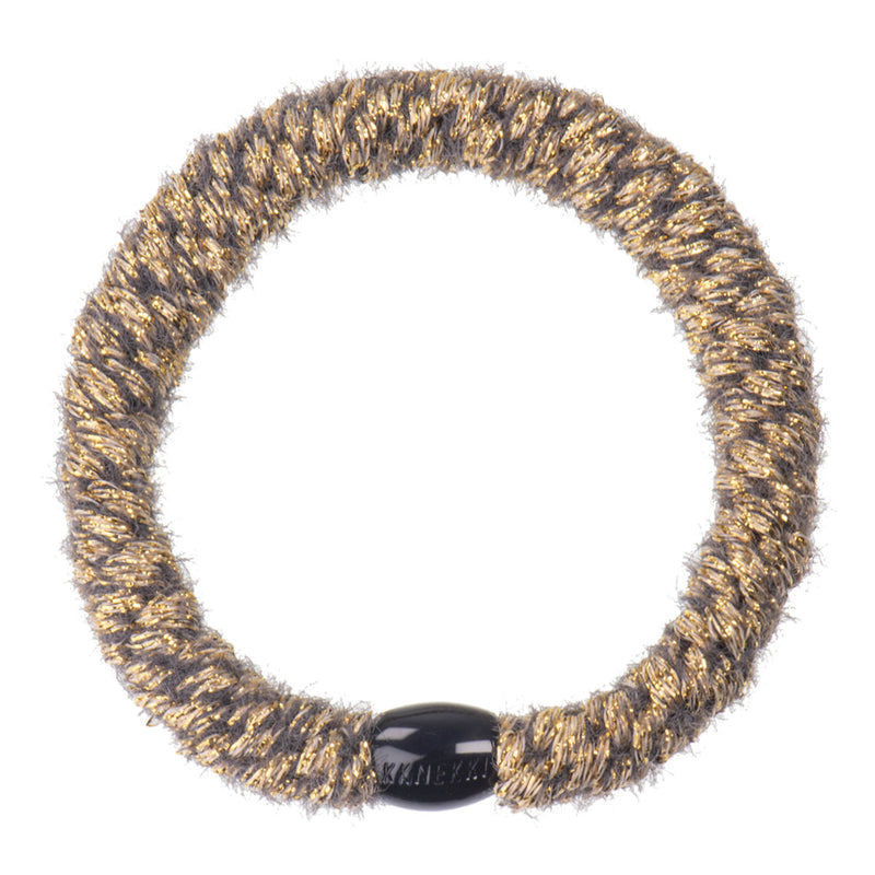 Kknekki Haarelastiekje Velvet Glitter Charcoal