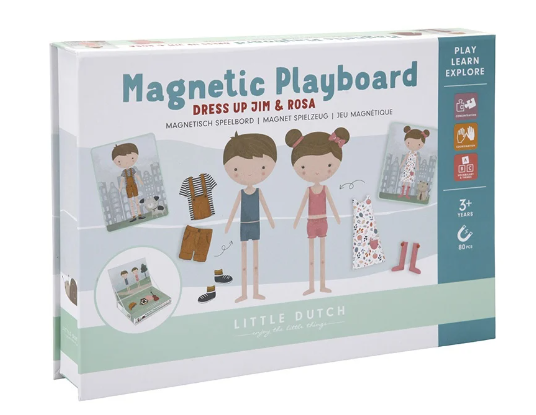 Little Dutch Magnetisch speelbord Jim & Rosa