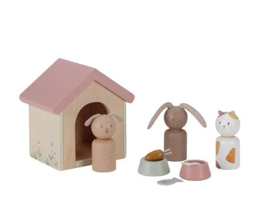 Little Dutch Poppenhuis Speelset Huisdieren