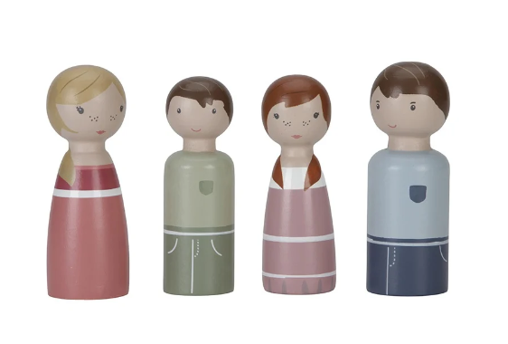 Little Dutch Poppenhuis Speelset Familie Rosa