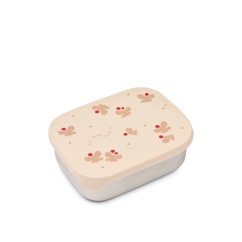 Liewood Lunchbox Arthur Butterfly Apple Blossom