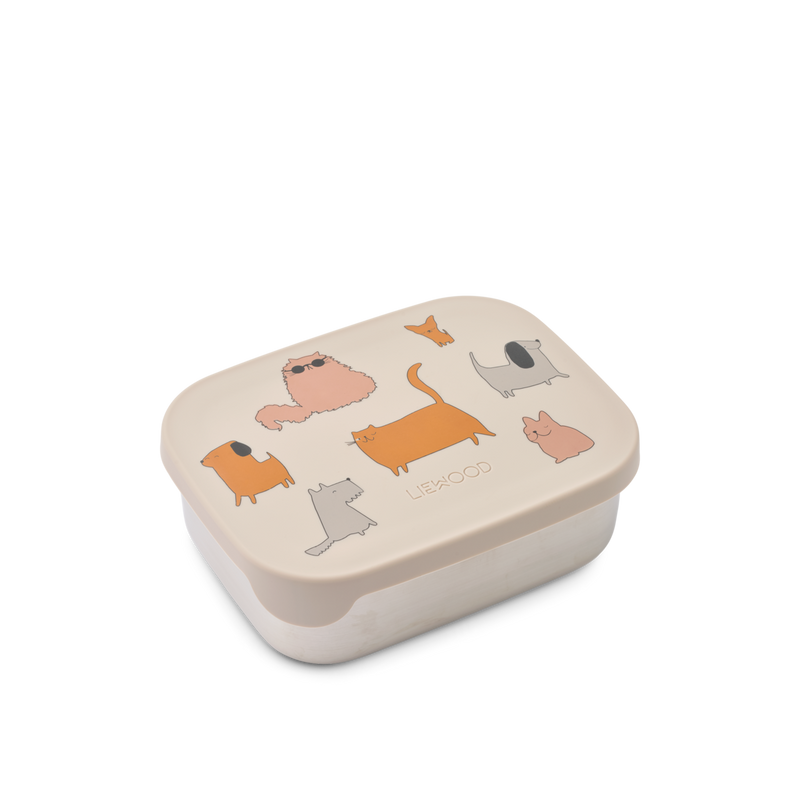 Liewood Lunchbox Arthur Cats and Dogs Sandy