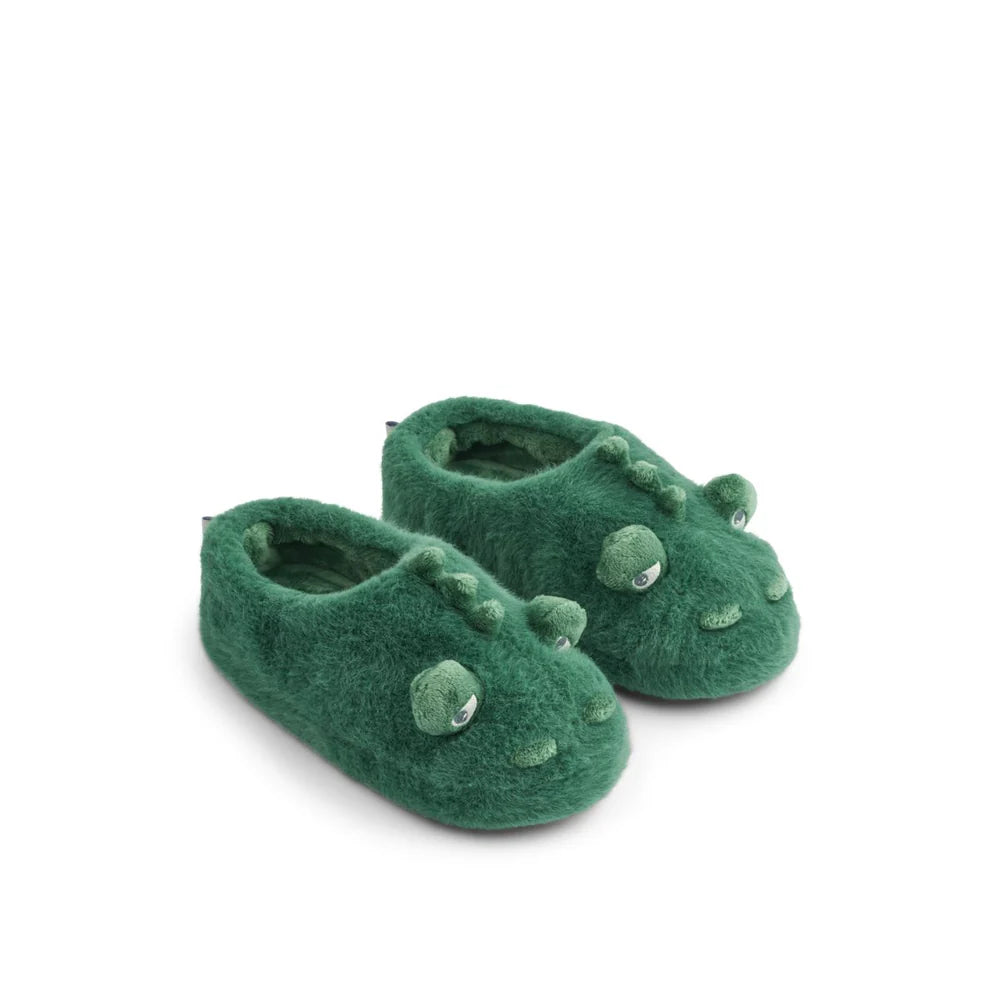 Liewood Sloffen Aviaja Crocodile Slippers Garden Green