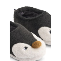 Liewood Sloffen Aviaja Penguin Slippers Sandy Dark Grey