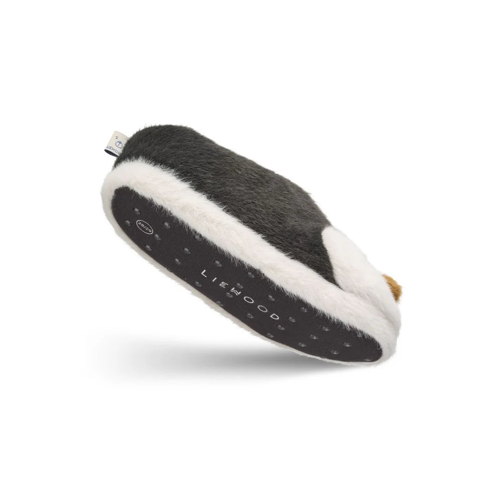 Liewood Sloffen Aviaja Penguin Slippers Sandy Dark Grey