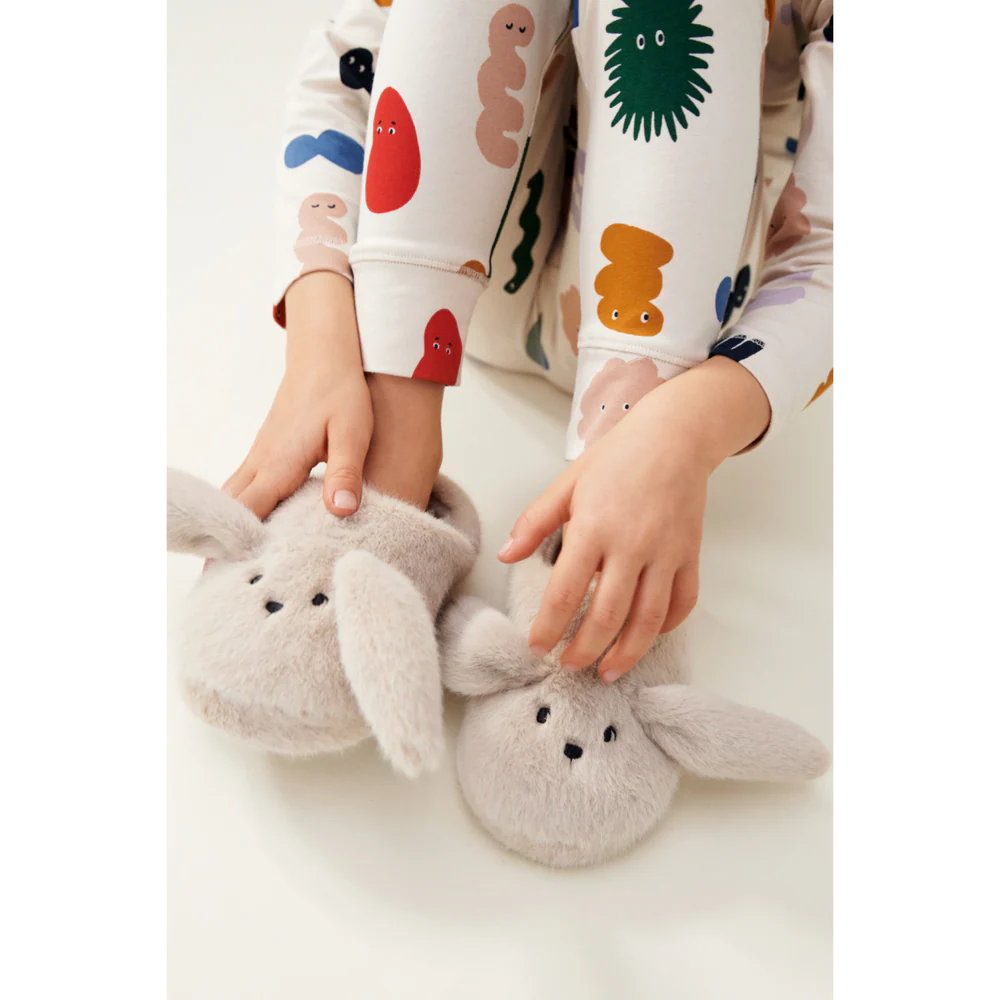 Liewood Sloffen Aviaja Rabbit Slippers Mist