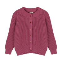 Jacky Sue Lovi Hand Knitted Cardigan - Vintage Pink