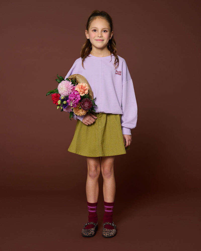 Petit Blush Sweater Luca Purple Rose