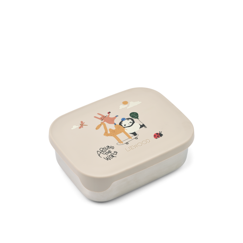 Liewood Lunchbox Arthur Around the World Sandy