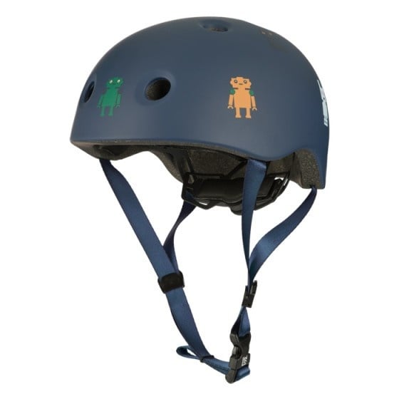 Liewood Kinderhelm Hilary fietshelm Robots / Indigo blue