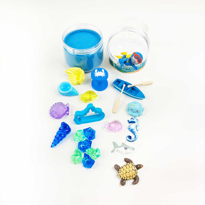 Invitation to Imagine Magic Sand Play Pot - Ocean Fun