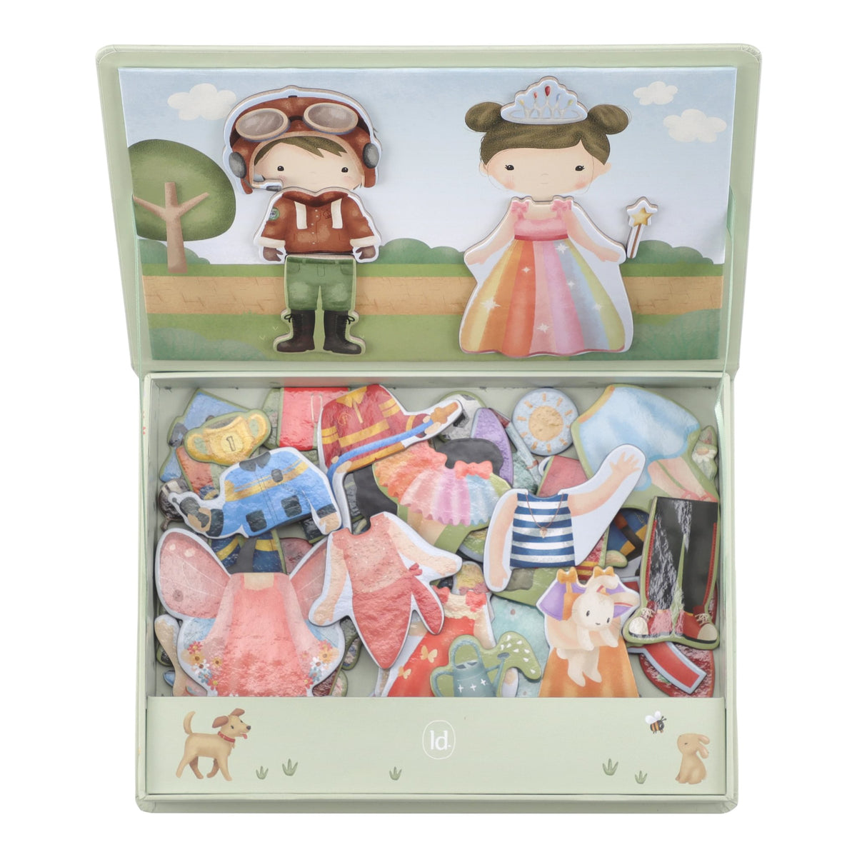 Magnetisch Speelbord DressUp Jim & Rosa FSC