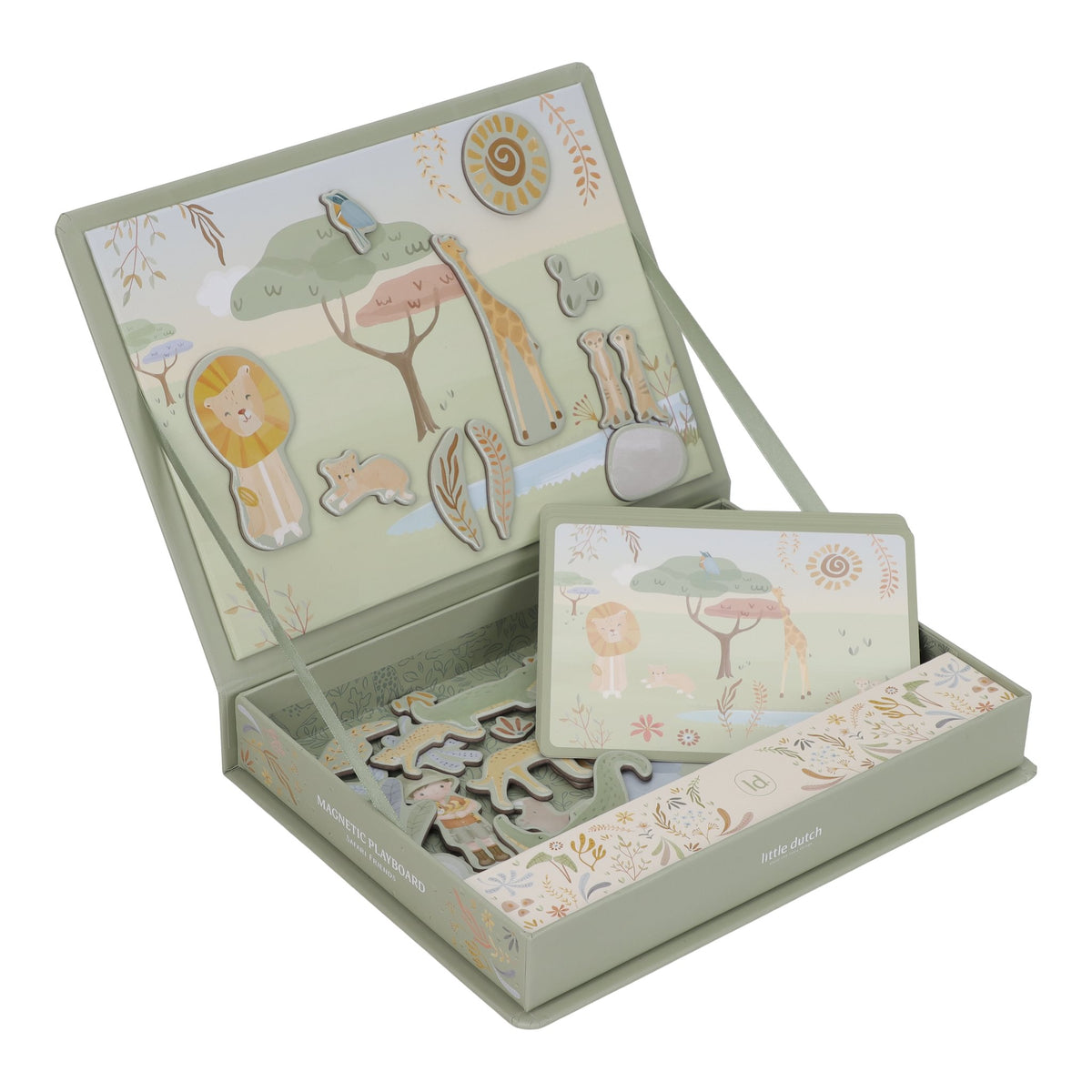 Magnetisch speelbord Safari Friends FSC
