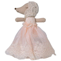 Maileg Baby mouse in gown - Powder