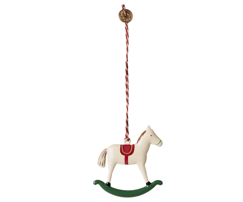 Maileg Kersthanger Metal Rocking Horse Oranament
