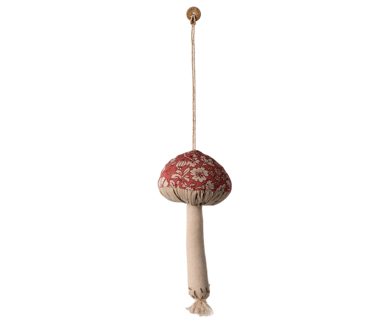 Maileg Kersthanger Mushroom Ornament Blossom Red