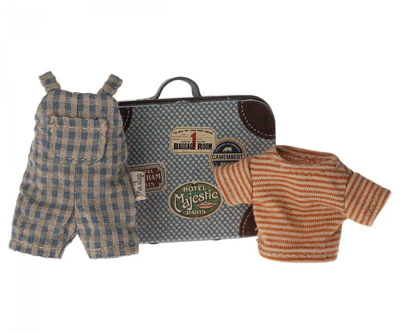 Maileg Kleding Blouse en Rok in koffertje Grandma Mouse