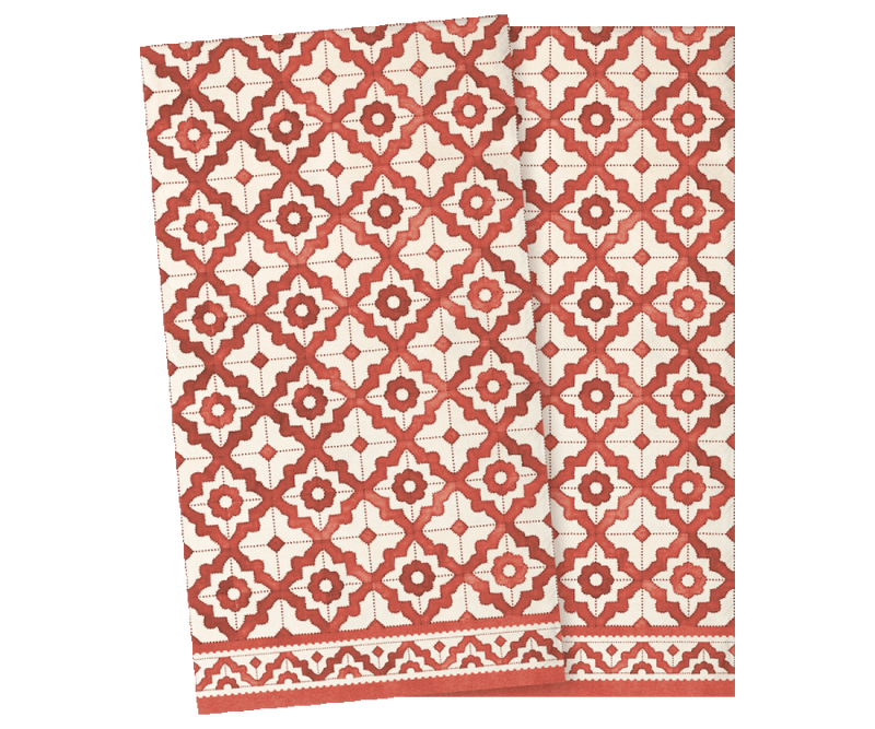 Maileg Napkin Moziek Rood Servetten Large